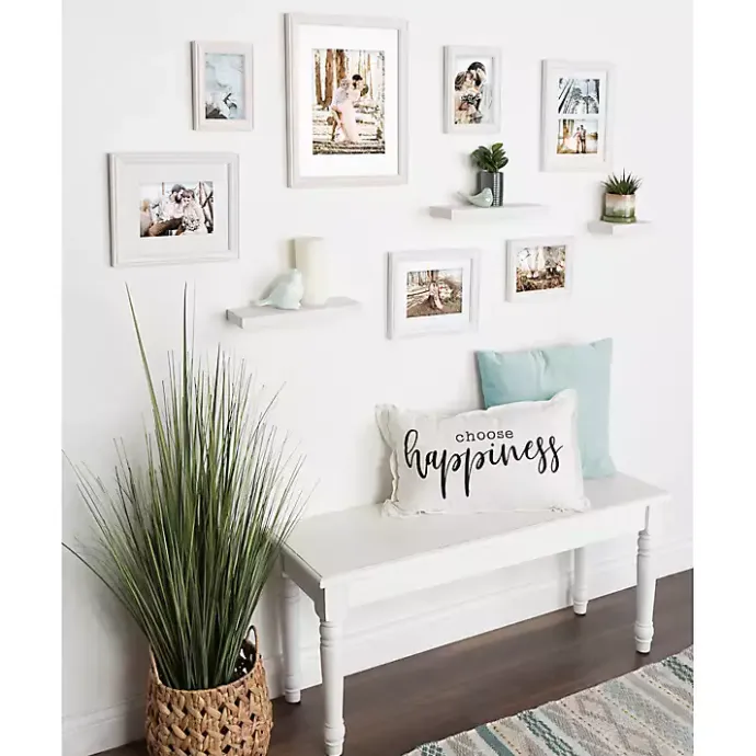 Hot Kirklands Home 10-pc. Gallery Wall Frame and Shelf Set White