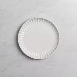 Discount Kirklands Home Petals Ceramic Salad Plate White