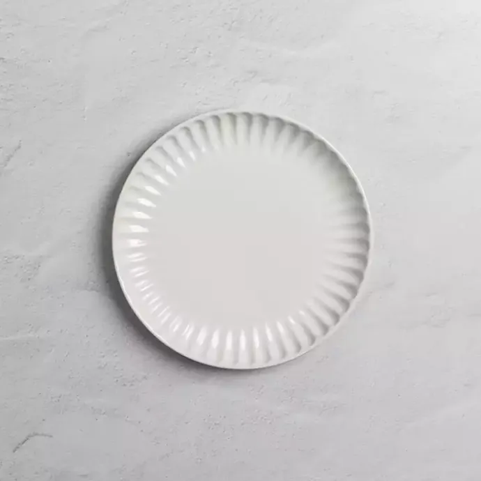 Discount Kirklands Home Petals Ceramic Salad Plate White