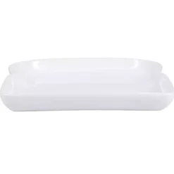 New Kirklands Home Porcelain Toast Plates, Set of 4 White