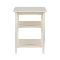 Sale Kirklands Home Prismatic Wood Accent Table White