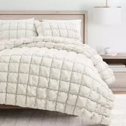 Outlet Kirklands Home Puff 3-pc. Full/Queen Comforter Set White