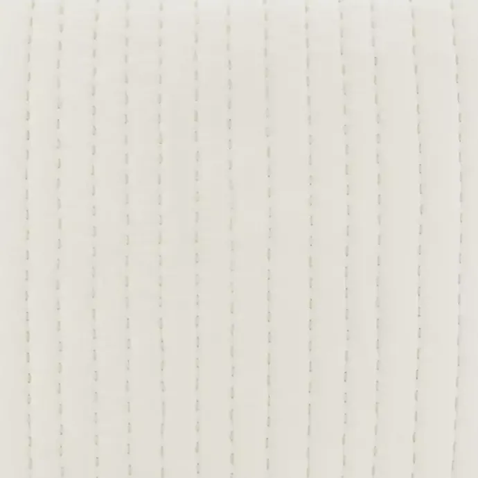 Discount Kirklands Home Quilted Euro Pillow Sham White