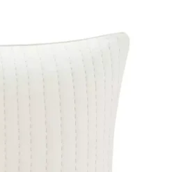Discount Kirklands Home Quilted Euro Pillow Sham White