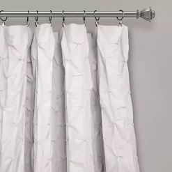 New Kirklands Home Ravello Pintuck Curtain Panel, 84 in. White