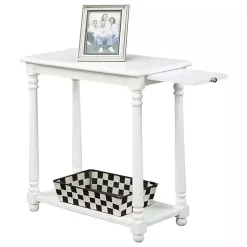 Best Kirklands Home Regent Wood Accent Table White