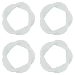Best Kirklands Home Resin Twisted Napkin Rings, Set of 4 White