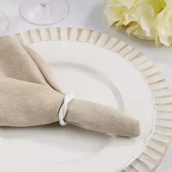 Best Kirklands Home Resin Twisted Napkin Rings, Set of 4 White