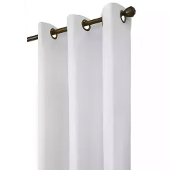 Clearance Kirklands Home Room Darkening Curtain Panel Set, 72 in. White