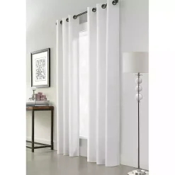 Best Kirklands Home Room Darkening Curtain Panel Set, 84 in. White