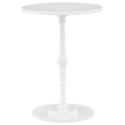 Kirklands Home Santel Spindle Accent Table White