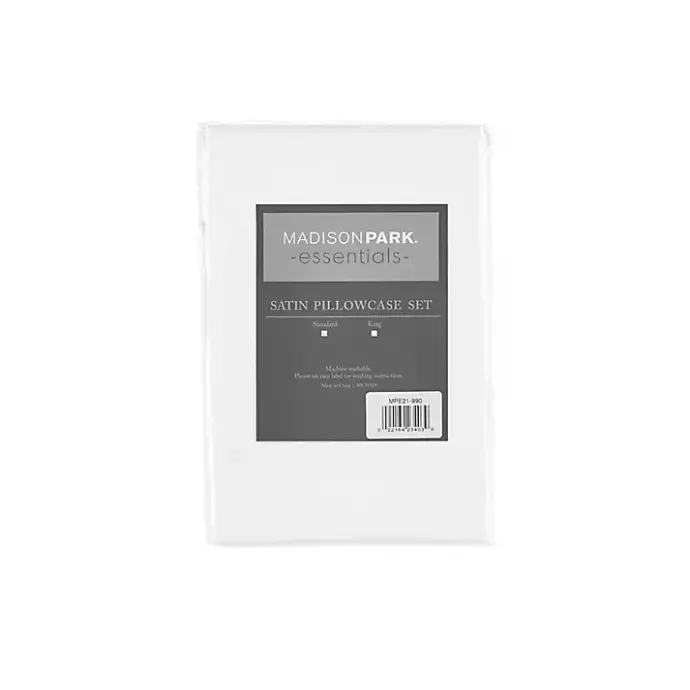 Outlet Kirklands Home Satin King 2-pc. Pillow Case Set White