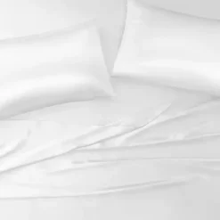 Sale Kirklands Home Satin 6-pc. California King Sheet Set White