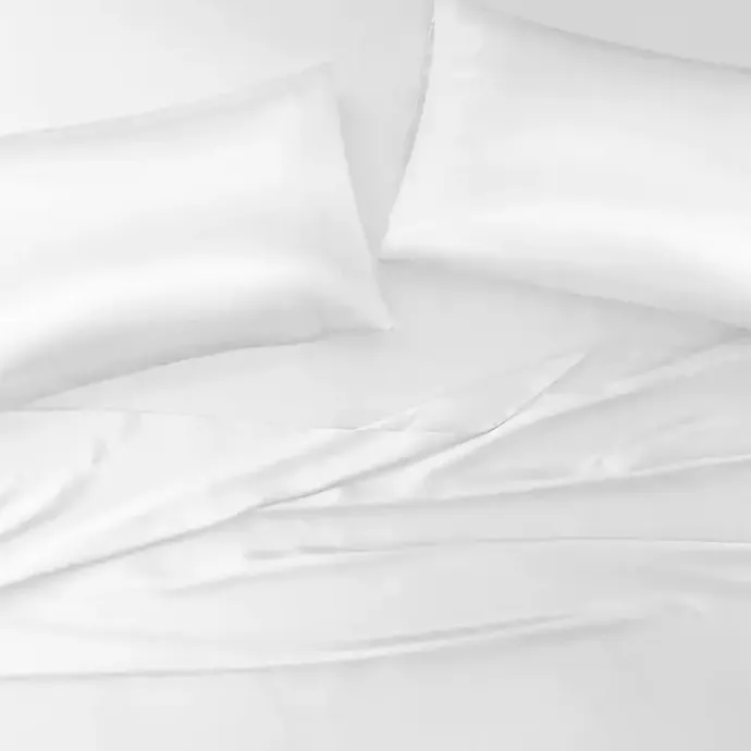 Sale Kirklands Home Satin 6-pc. California King Sheet Set White
