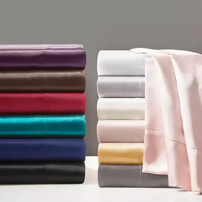 Sale Kirklands Home Satin 6-pc. California King Sheet Set White