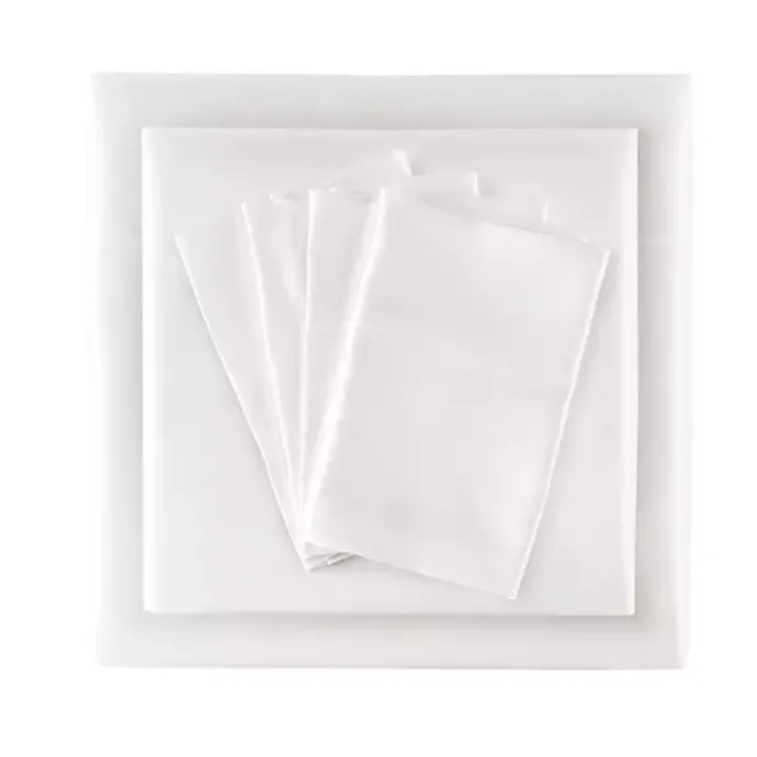 Online Kirklands Home Satin 6-pc. Full Sheet Set White