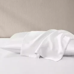 Hot Kirklands Home Satin Standard 2-pc. Pillow Case Set White