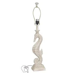 Sale Kirklands Home Seahorse Table Lamps, Set of 2 White
