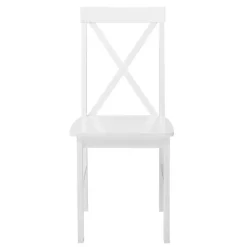 Sale Kirklands Home White Solid Wood 5-pc. Dining Set