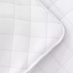 New Kirklands Home Stitched Diamond 3-pc. Queen Quilt Set White