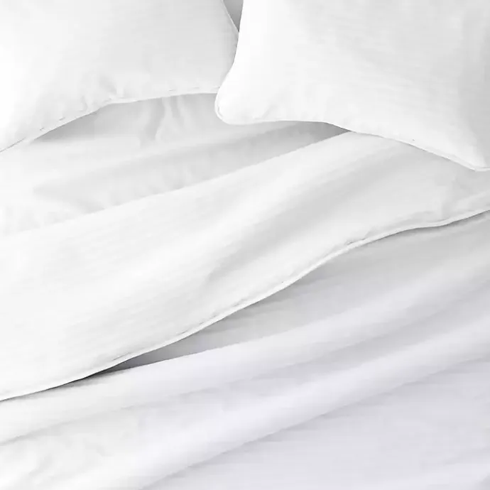 Best Kirklands Home Stitched Stripes 3-pc. King Quilt Set White