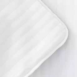 Best Kirklands Home Stitched Stripes 3-pc. King Quilt Set White