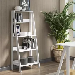 Sale Kirklands Home 4-Tier Ladder Bookshelf White
