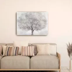 Hot Kirklands Home White Tree Blossoms Canvas Art Print, 40x30 in.