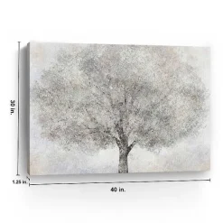 Hot Kirklands Home White Tree Blossoms Canvas Art Print, 40x30 in.