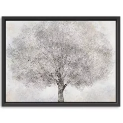 Sale Kirklands Home White Tree Blossoms Framed Canvas Print