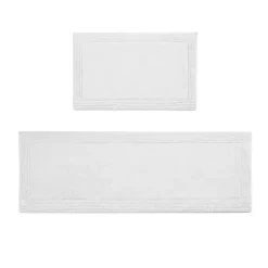 Hot Kirklands Home Tufted Reversible Bath Runner White
