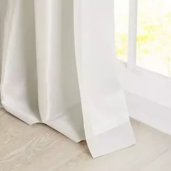 Kirklands Home Twist Top Curtain Panel, 108 in. White