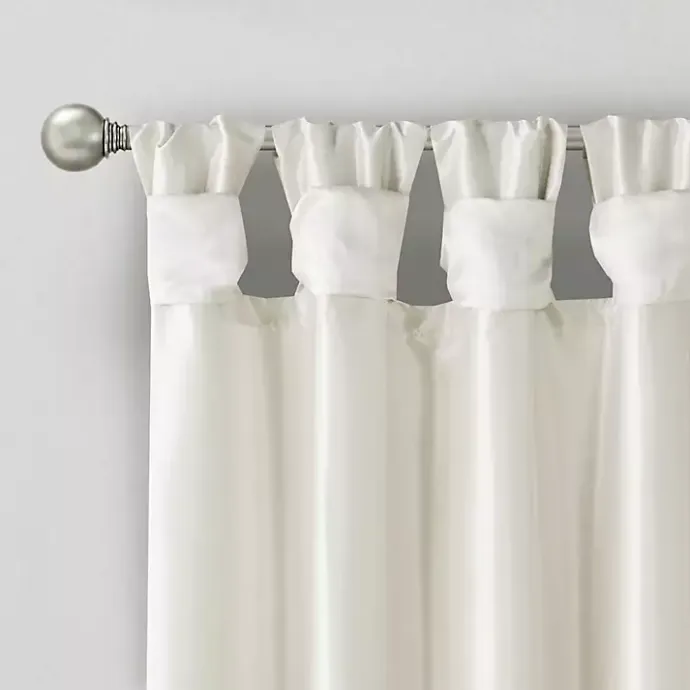 Sale Kirklands Home Twist Top Curtain Panel, 120 in. White