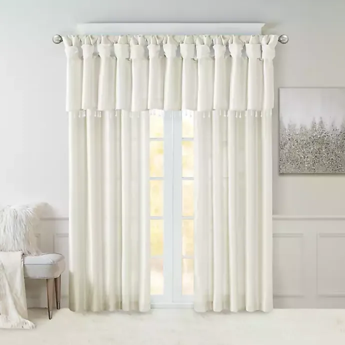 New Kirklands Home Twist Top Curtain Panel, 95 in. White
