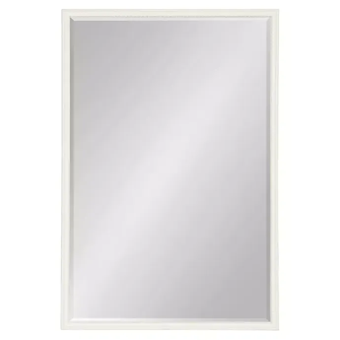 Best Kirklands Home White Vintage Beaded Wall Mirror, 36 in.