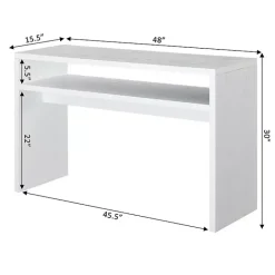 Kirklands Home Wakefield Tiered Console Table White
