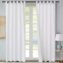 Hot Kirklands Home Weathermate Blackout Curtain Panel, 63 in. White
