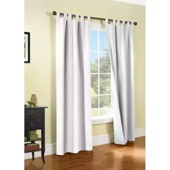 Hot Kirklands Home Weathermate Blackout Curtain Panel, 63 in. White