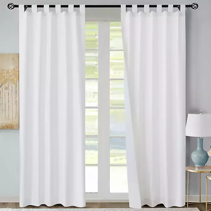 Best Kirklands Home Weathermate Blackout Curtain Panel, 95 in. White