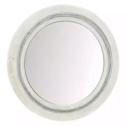 Best Kirklands Home White Wood Aislinn Wall Mirror