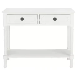 Clearance Kirklands Home Wood Allura Console Table White