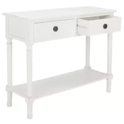 Clearance Kirklands Home Wood Allura Console Table White