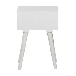 Online Kirklands Home Wood Carved Drawer Accent Table White