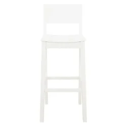 Clearance Kirklands Home Wood Devin Bar Stools, Set of 2 White