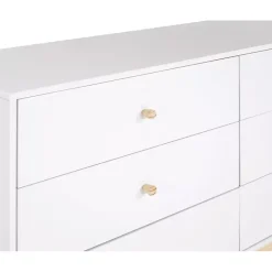 Discount Kirklands Home Wood 6-Drawer Footed Dresser White