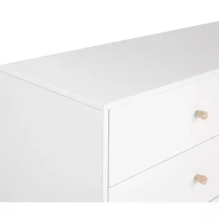 Discount Kirklands Home Wood 6-Drawer Footed Dresser White