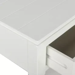 Outlet Kirklands Home Wood 2-Drawer Layla Console Table White