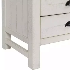 Clearance Kirklands Home Wood Open Shelf Nightstand White