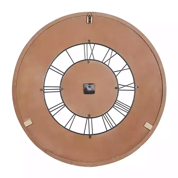 Hot Kirklands Home White Wood Vintage Farmhouse Clock