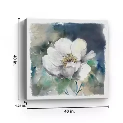 Online Kirklands Home Whitewashed Peony Canvas Art Print